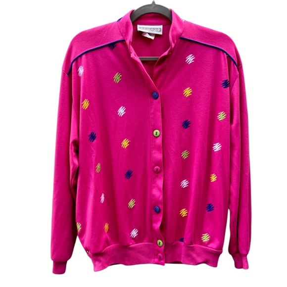 Vintage 80’s Peter Popovitch Women’s S 4 Piece Pink Casual Clothing Pants Set - Picture 3 of 13